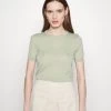 BOSS FALYSSIA - Camiseta Básica - Light Pastel Green, Mujer
