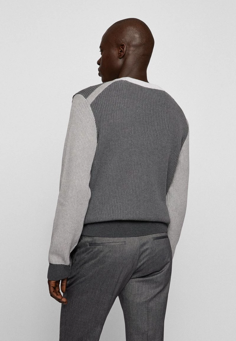 BOSS URAMBO - Jersey De Punto - Medium Grey, Hombre 3 BOSS URAMBO - Jersey De Punto - Medium Grey, Hombre - Imagen 3