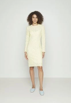 BOSS DREALINA - Vestido De Tubo - Yellow, Mujer