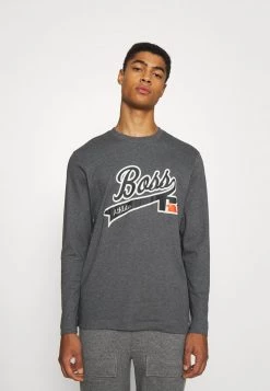 BOSS X RUSSELL ATHLETIC - Camiseta De Manga Larga - Medium Grey, Hombre