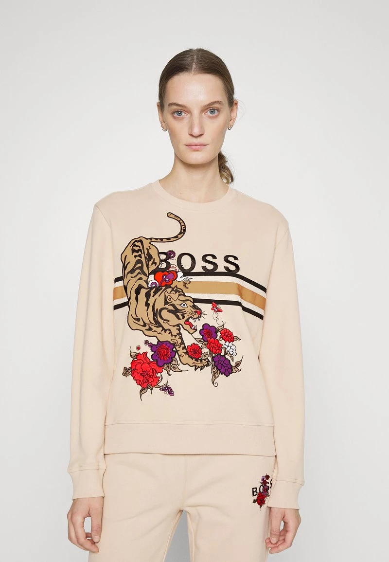 BOSS ELA - Sudadera - Light Beige, Mujer 1 BOSS ELA - Sudadera - Light Beige, Mujer