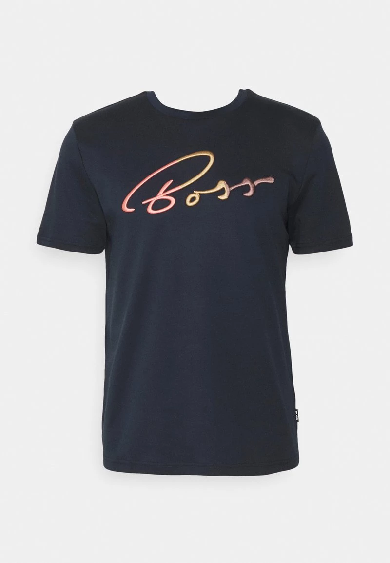 BOSS TIBURT - Camiseta Estampada - Dark Blue, Hombre 4 BOSS TIBURT - Camiseta Estampada - Dark Blue, Hombre - Imagen 4