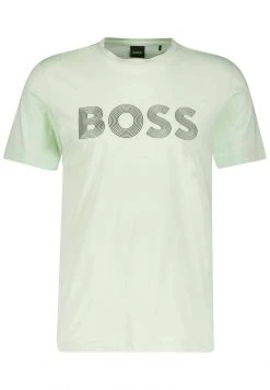 BOSS Camiseta Estampada - Grün, Hombre