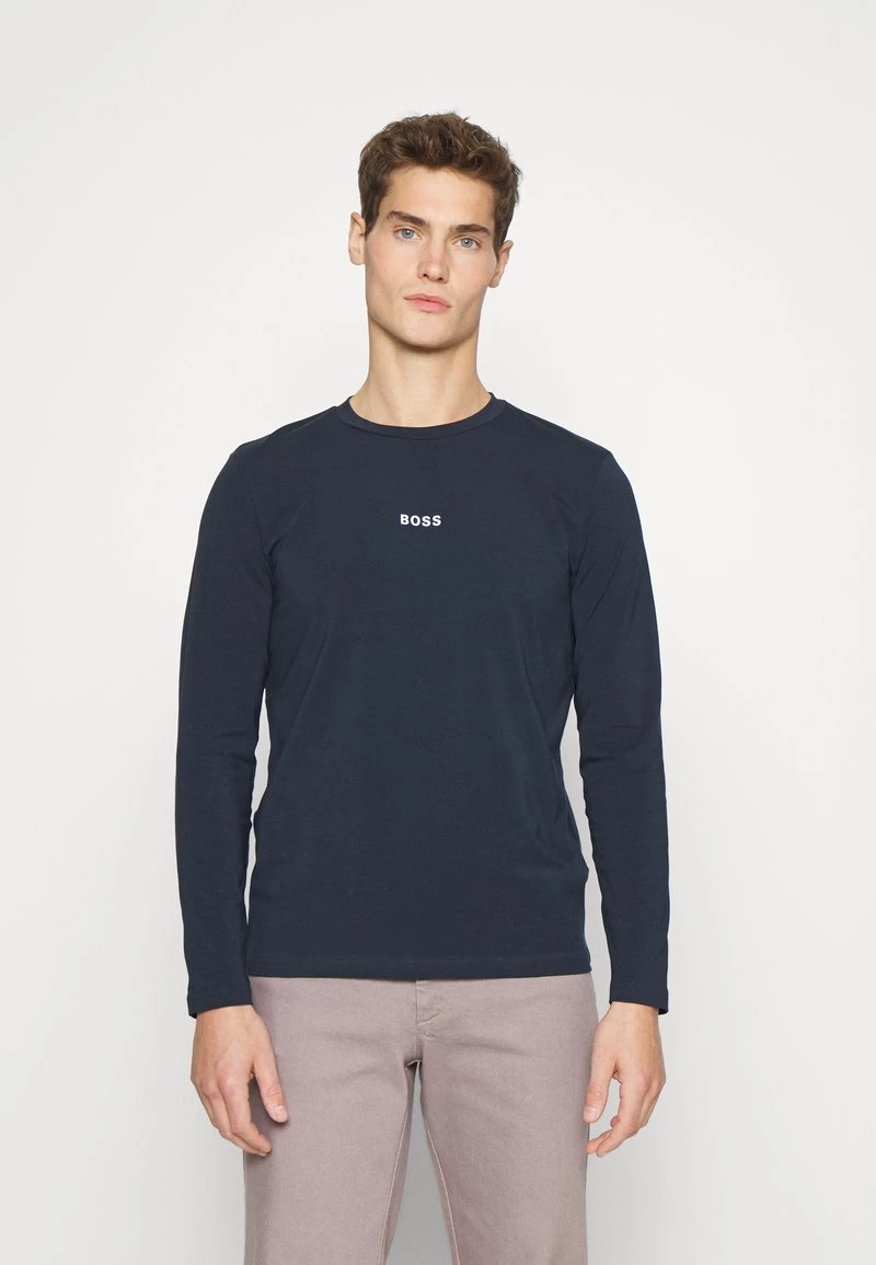 BOSS TCHARK 1 - Camiseta De Manga Larga - Dark Blue, Hombre 3 BOSS TCHARK 1 - Camiseta De Manga Larga - Dark Blue, Hombre - Imagen 3