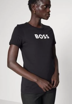 BOSS Camiseta Estampada - Black, Mujer -Outlet BOSS Tienda 07db8e3133734a739229e9e07f6dd579