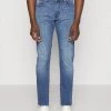 BOSS DELAWARE - Vaqueros Slim Fit - Medium Blue, Hombre