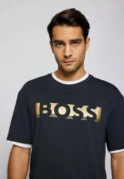 BOSS Camiseta Estampada - Dark Blue, Hombre 8 BOSS Camiseta Estampada - Dark Blue, Hombre -Outlet BOSS Tienda 08283ad38b4c467597567074a89eec2f