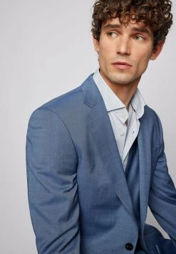 BOSS P-JOE-SPREAD - Camisa Elegante - Dark Grey, Hombre -Outlet BOSS Tienda 08df1fc0e9704a808f3e5a0d6a60f149