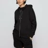 BOSS Sudadera Con Cremallera - Black, Mujer