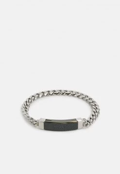 BOSS BENNETT - Pulsera - Silver/green, Hombre