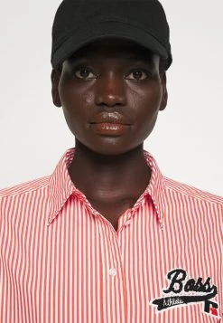 Boss X Russell Athletic BEMANEW STRIPED LOGO - Camisa - Orange, Mujer -Outlet BOSS Tienda 0f718c2e81814ba89a21383d83bd9024