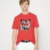 BOSS TIBURT - Camiseta Estampada - Bright Red, Hombre