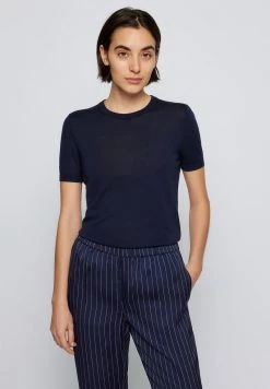 BOSS FALYSSIA - Camiseta Básica - Open Blue, Mujer