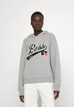 BOSS ERAISY - Jersey Con Capucha - Grey, Mujer