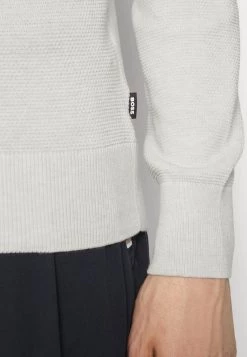 BOSS ECAIO - Jersey De Punto - Natural, Hombre -Outlet BOSS Tienda 14f29bb0bd8c42268fb1ca5652702d28