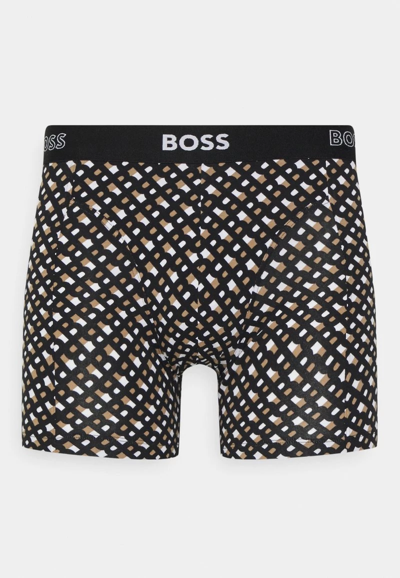 BOSS BOXER BRIEF PRINT 2 PACK - Culotte - Black, Hombre 2 BOSS BOXER BRIEF PRINT 2 PACK - Culotte - Black, Hombre - Imagen 2