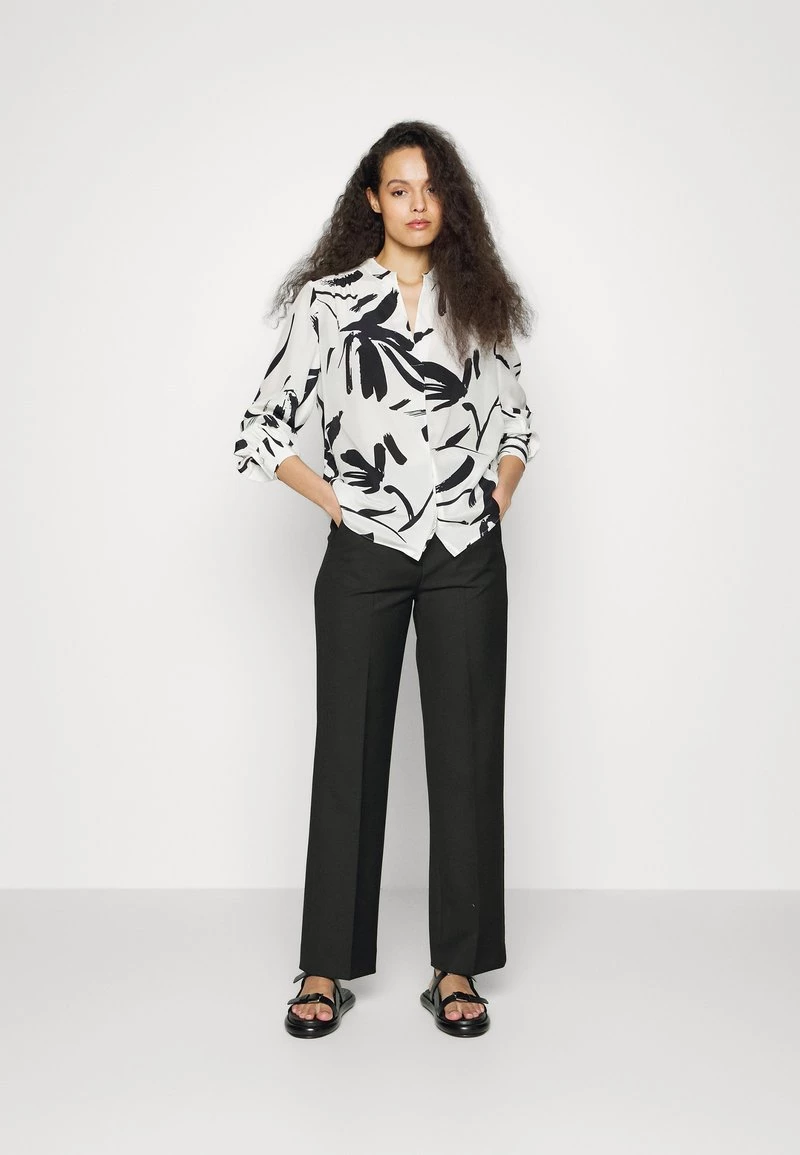 BOSS BANORA - Blusa - White/black, Mujer 2 BOSS BANORA - Blusa - White/black, Mujer - Imagen 2