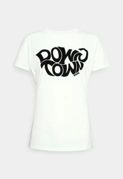 BOSS EDIARY - Camiseta Estampada - Open White, Mujer