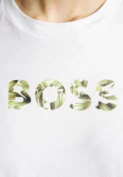 BOSS ELOGO - Camiseta Estampada - White, Mujer -Outlet BOSS Tienda 2114cc90ab3e488b81410d956ef6e50b