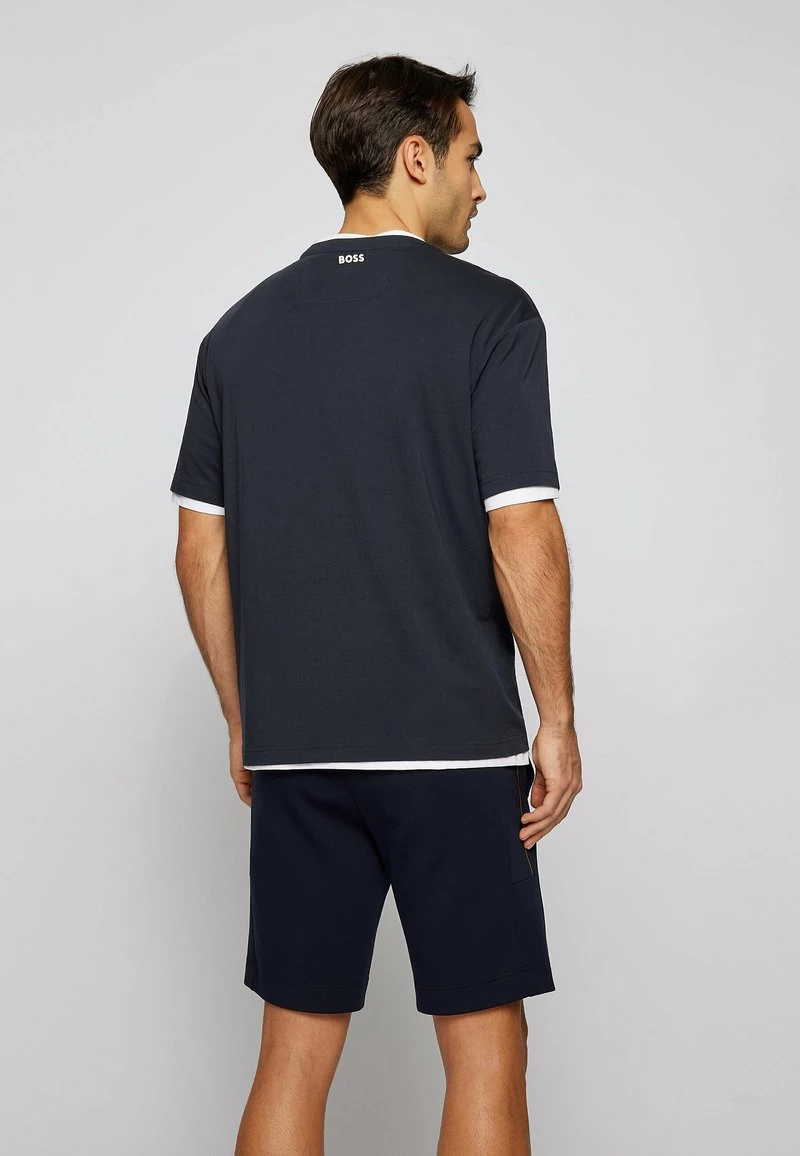 BOSS Camiseta Estampada - Dark Blue, Hombre 3 BOSS Camiseta Estampada - Dark Blue, Hombre - Imagen 3