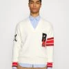 BOSS X RUSSELL ATHLETIC KRASSEV - Jersey De Punto - Open White, Hombre
