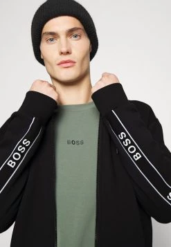 BOSS SEEGER - Sudadera Con Cremallera - Black, Hombre -Outlet BOSS Tienda 291be37bbe8c40a0892357de29c476bd