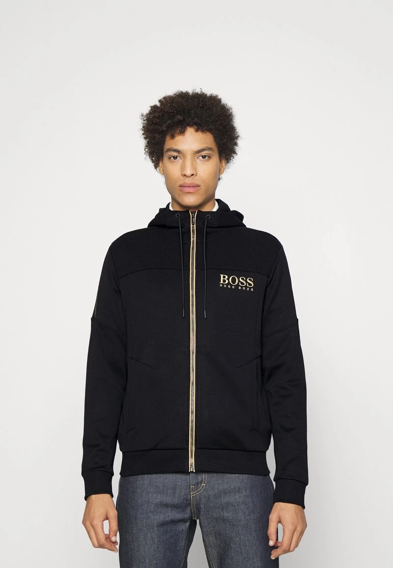 BOSS SAGGY - Sudadera Con Cremallera - Black/gold, Hombre 1 BOSS SAGGY - Sudadera Con Cremallera - Black/gold, Hombre