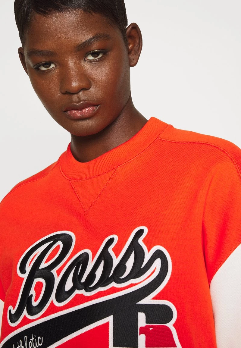 Boss X Russell Athletic ERAISA - Sudadera - Orange, Mujer 5 Boss X Russell Athletic ERAISA - Sudadera - Orange, Mujer - Imagen 5