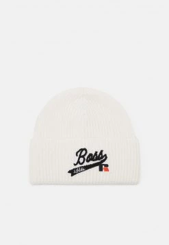 BOSS X RUSSELL ATHLETIC ZOGGIE - Gorro - Open White, Mujer
