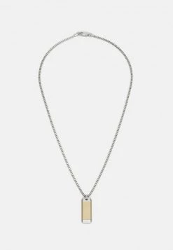 BOSS BENNETT - Collar - Silver-coloured, Hombre