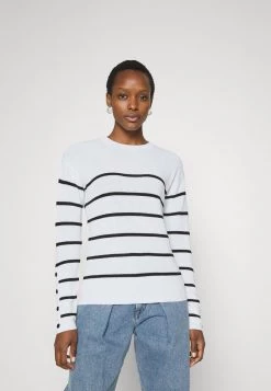 BOSS FITTINA - Jersey De Punto - White/black, Mujer