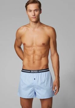 BOSS 2 PACK - Boxer - Open Blue, Hombre