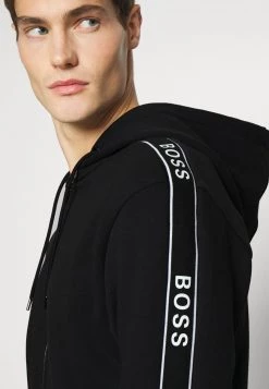 BOSS SEEGER - Sudadera Con Cremallera - Black, Hombre -Outlet BOSS Tienda 307e6bd667454cb2bdb3b8d21dd54d37