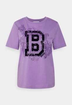 BOSS ECADI - Camiseta Estampada - Open Purple, Mujer
