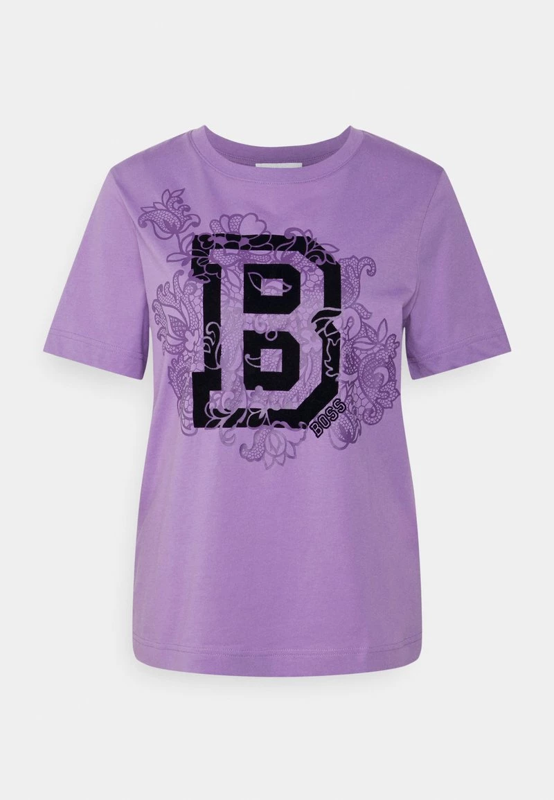 BOSS ECADI - Camiseta Estampada - Open Purple, Mujer 1 BOSS ECADI - Camiseta Estampada - Open Purple, Mujer