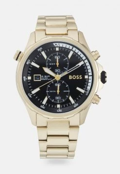 BOSS GLOBETROTTER - Cronógrafo - Gold-coloured/black, Hombre