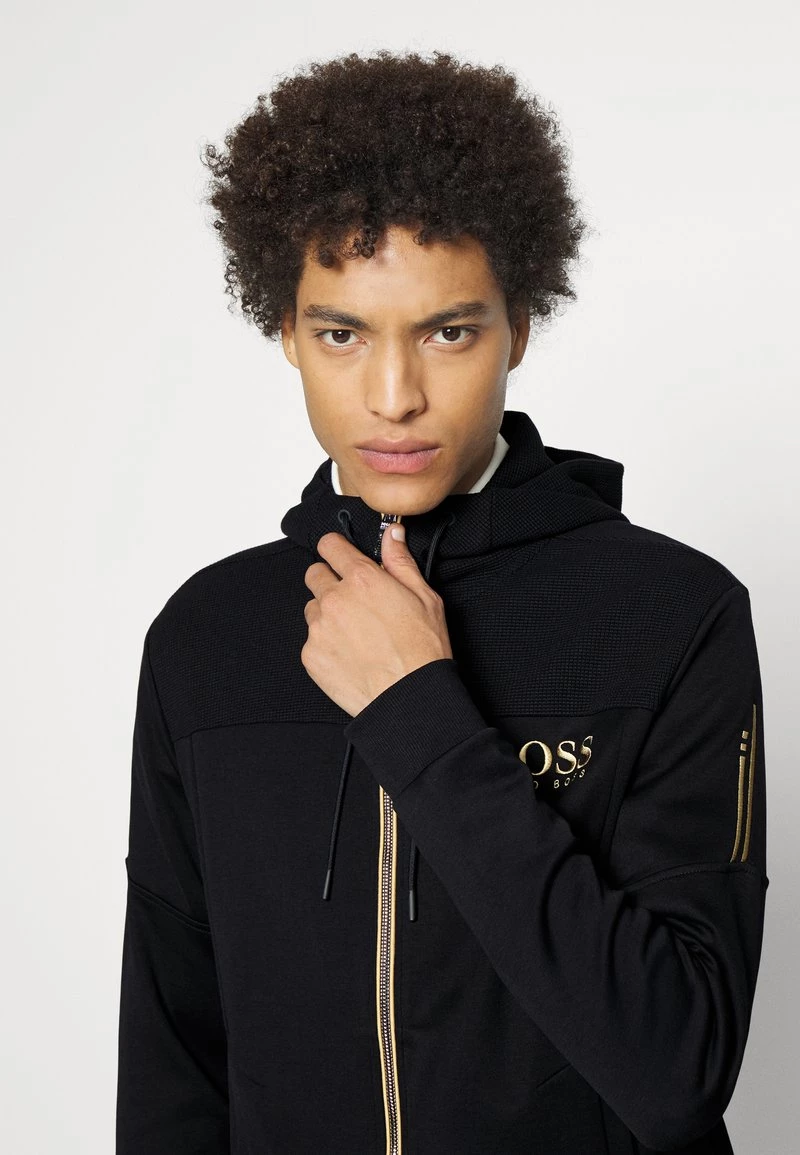 BOSS SAGGY - Sudadera Con Cremallera - Black/gold, Hombre 5 BOSS SAGGY - Sudadera Con Cremallera - Black/gold, Hombre - Imagen 5