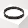 BOSS METAL LINK ESSENTIALS - Pulsera - Black, Hombre