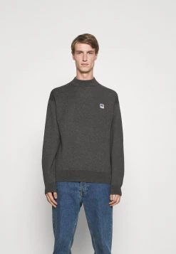 BOSS X RUSSELL ATHLETIC KRUMOK - Jersey De Punto - Medium Grey, Hombre