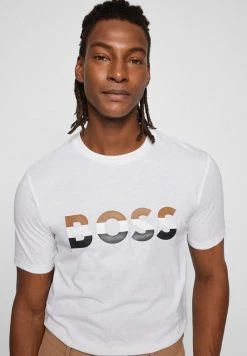BOSS TIBURT - Camiseta Estampada - Natural, Hombre -Outlet BOSS Tienda 3906070520274853afc0f3434a6f264c