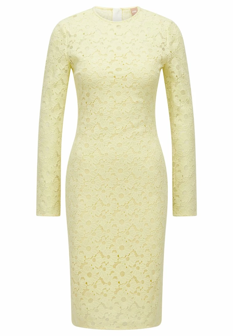 BOSS DREALINA - Vestido De Tubo - Yellow, Mujer 4 BOSS DREALINA - Vestido De Tubo - Yellow, Mujer - Imagen 4