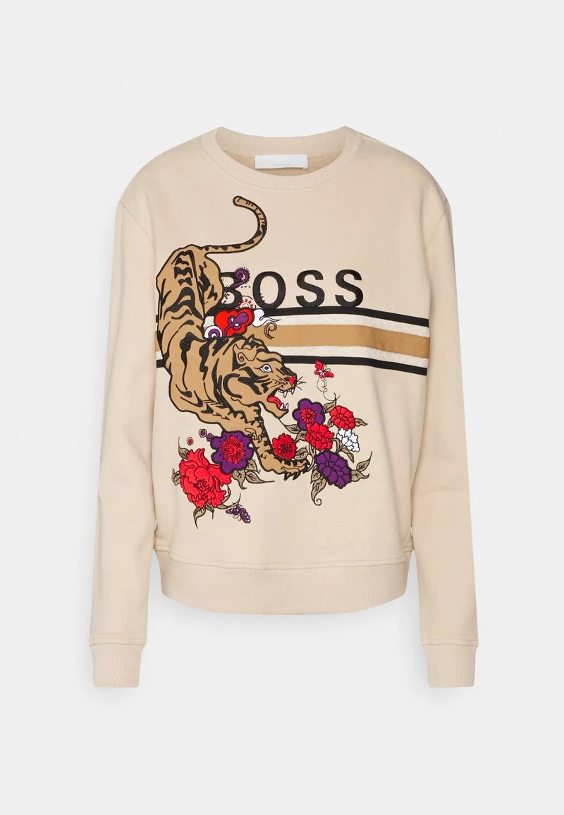 BOSS ELA - Sudadera - Light Beige, Mujer 5 BOSS ELA - Sudadera - Light Beige, Mujer - Imagen 5