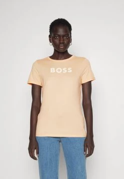 BOSS Camiseta Estampada - Light Pastel Orange, Mujer