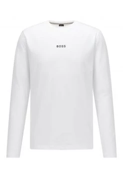 BOSS TCHARK 1 - Camiseta De Manga Larga - White, Hombre -Outlet BOSS Tienda 3b8eabbfe1724a5283c46e8b1cc8b82e
