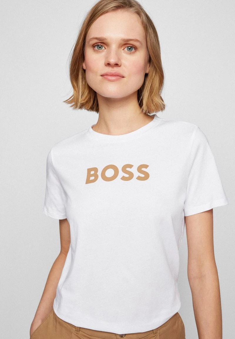 BOSS ELOGO - Camiseta Estampada - White, Mujer 4 BOSS ELOGO - Camiseta Estampada - White, Mujer - Imagen 4