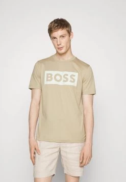 BOSS TIBURT - Camiseta Estampada - Light Beige, Hombre