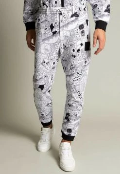 BOSS Pantalones Deportivos - Weiß, Hombre