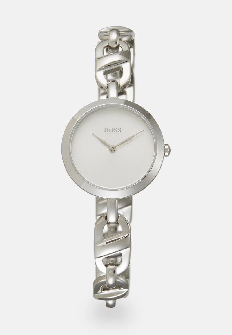 BOSS CHAIN - Reloj - Silver-coloured/white, Mujer 1 BOSS CHAIN - Reloj - Silver-coloured/white, Mujer