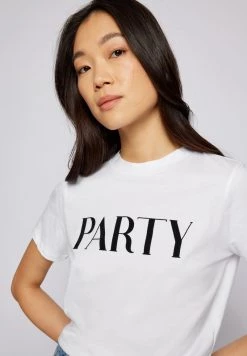 BOSS ESLOGA - Camiseta Estampada - White, Mujer -Outlet BOSS Tienda 3e58c38597e44c90b4f27d506efb3c4f