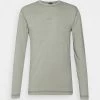 BOSS TOKKSLONG - Camiseta De Manga Larga - Medium Grey, Hombre